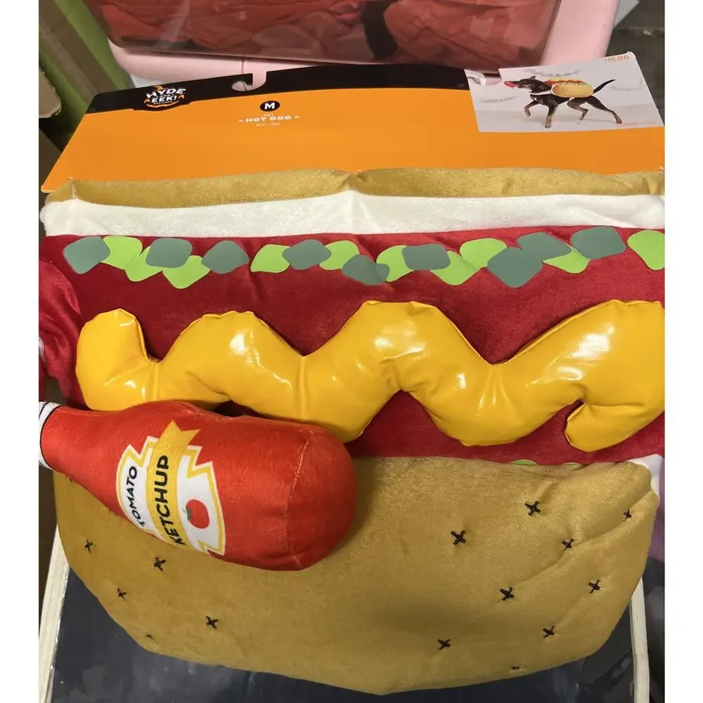 Target Hyde & Eek! Medium M Pet Hot Dog Halloween Costume New